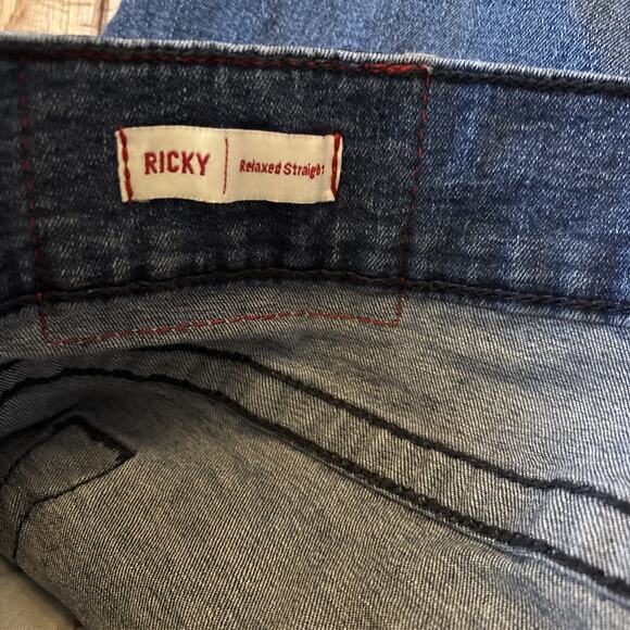 True Religion Mens Jeans, 38x32 - Relaxed Straight "Ricky" - Picture 14 of 16